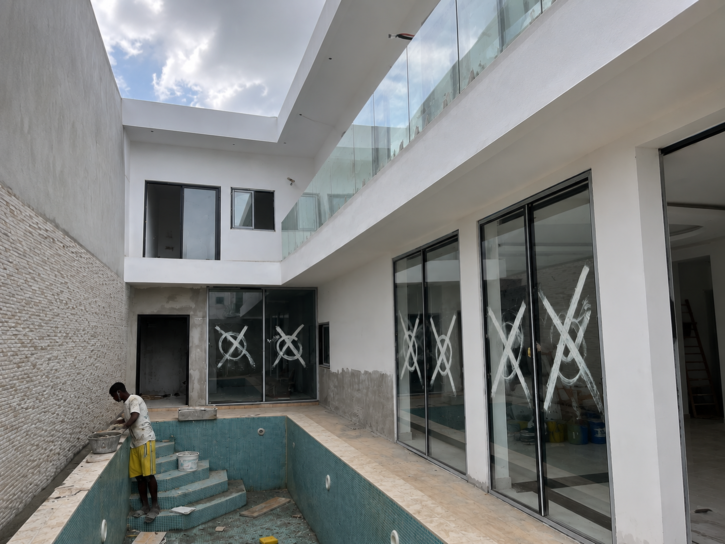 Façade vitrée commercial